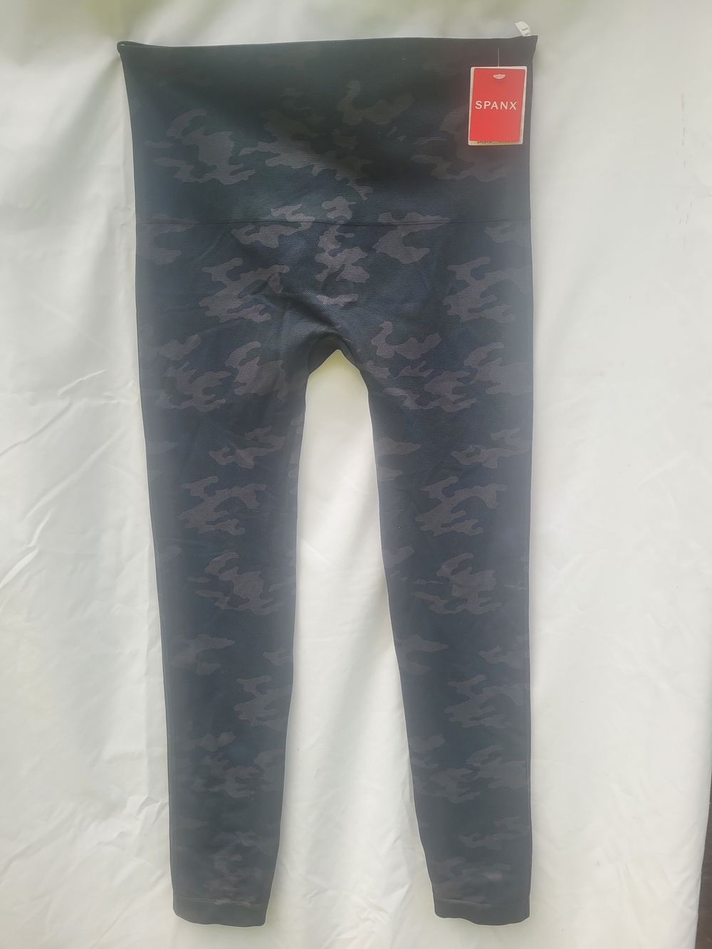 SPANX Womens Black Camo High-Waist Leggings NWTS  Size 1X